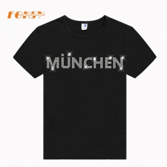 Germany City MÜNCHEN Clear Crystal Hotfix Stass Transfer