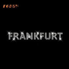 Germany City Frankfurt Crystal Iron on Transfer