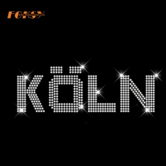 KÖLN Clear Crystal Hotfix Stass Transfer