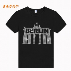 Germany City Berlin DIY Hotfix Stass Iron on Transfer