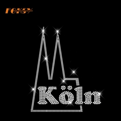 KÖLN Clear Crystal Hot fix Rhinestone Transfer