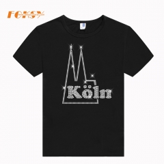 KÖLN Clear Crystal Hot fix Rhinestone Transfer