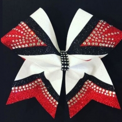 V-cut Glitter Rhinestone Transfer Design