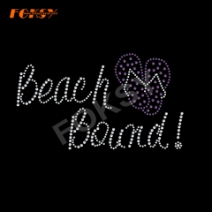 Beach Bound Heat Rhinestone Transfer Design