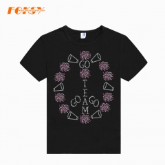 Cheer Iron on Rhinestone Motif Transfer