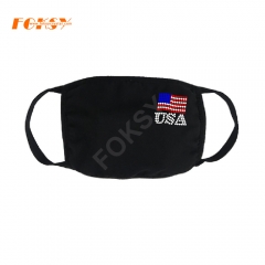 Custom Rhinestone Bling Face Mask USA Flag