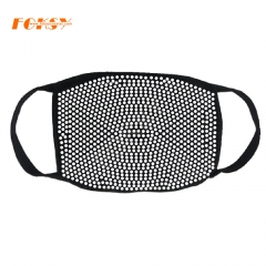 Custom Full Rhinestone Clear Crystal Rhinestone Face Mask